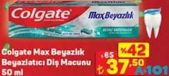 COLGATE MAX BEYAZLIK BEYAZLATICI DİŞ MACUNU 50 ML